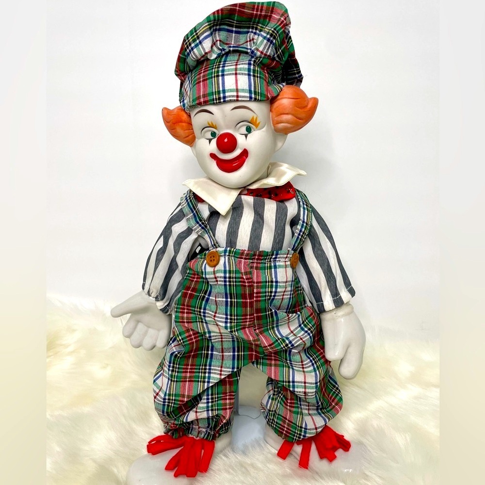 16” Ceramic Clown Doll